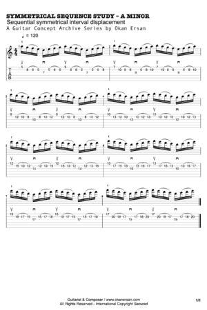 SYMMETRICAL SEQUENCE STUDY – A MINOR