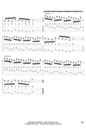 A MINOR PENTATONIC PATTERN STUDIES VOL.1_page2
